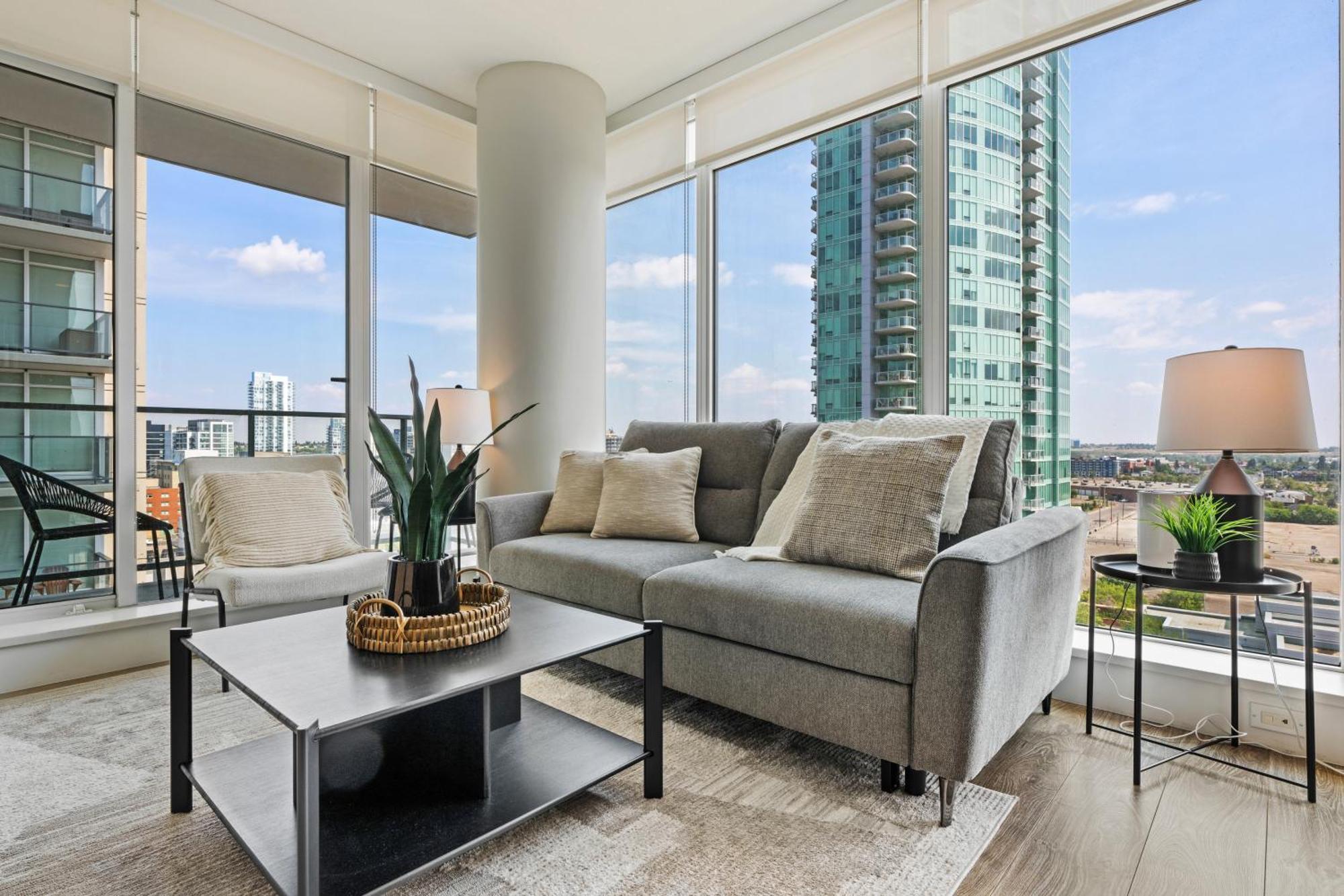 Modern Suite Calgary Downtown 5 Min Walk Stampede Экстерьер фото